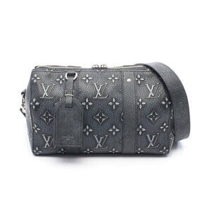 Louis Vuitton City Keepall Charcoal Shoulder Bag Gray